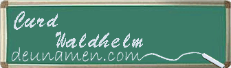 Curd Waldhelm Visitenkarte